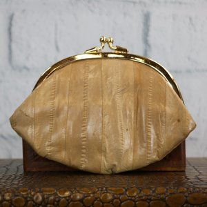 NWT Vintage 80s Eelskin Coin Purse